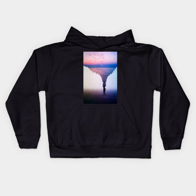 Out For A Walk Kids Hoodie by SeamlessOo